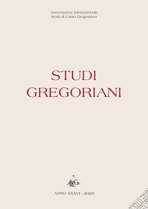Studi gregoriani (2020). Ediz. multilingue. Vol. 36
