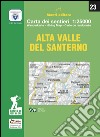 Alta Valle del Santerno. Carta dei sentieri di Firenzuola 1:25.000. Ediz. multilingue libro