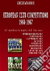 European club competitions (1966-1967) libro di D'Avanzo Marco
