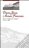 Diario storico assisano francescano libro