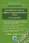 Dal diritto civile al diritto amministrativo. Manuale libro di Plaisant Antonio