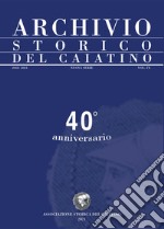 Archivio storico del caiatino. Vol. 9 libro