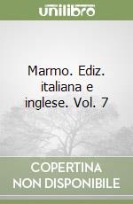 Marmo. Ediz. italiana e inglese. Vol. 7 libro