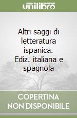 Altri saggi di letteratura ispanica. Ediz. italiana e spagnola libro