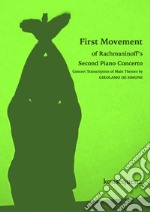 First movement of Rachmaninoff's second piano concerto. Spartito libro