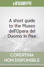 A short guide to the Museo dell'Opera del Duomo in Pisa libro