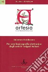 Per una lessicografia elettronica degli antichi volgari italiani libro