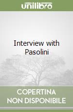 Interview with Pasolini libro