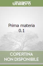 Prima materia 0.1 libro