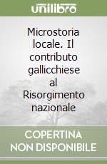 Microstoria locale. Il contributo gallicchiese al Risorgimento nazionale libro