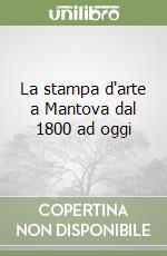 La stampa d'arte a Mantova dal 1800 ad oggi libro