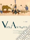 Vox antiqua. Commentaria de cantu gregoriano, musica antiqua, musica sacra et historia liturgica (2022). Vol. 20 libro