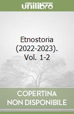 Etnostoria (2022-2023). Vol. 1-2 libro