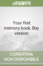 Your first memory book. Boy version