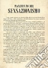 Manifesto del Sensazionismo libro