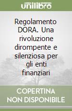 Regolamento DORA. Una rivoluzione dirompente e silenziosa per gli enti finanziari libro
