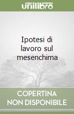 Ipotesi di lavoro sul mesenchima libro