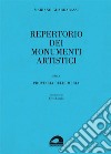 Repertorio dei monumenti artistici della provincia dell'Umbria libro
