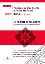 Annali Fondazione Ugo Spirito e Renzo De Felice. Nuova serie (2021). Vol. 33/2 libro