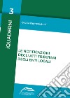 Le notificazioni degli atti tributari degli enti locali libro di Domenichini Cecilia