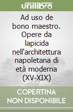 Ad uso de bono maestro. Opere da lapicida nell'architettura napoletana di età moderna (XV-XIX)