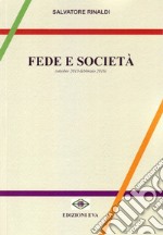 Fede e società (ottobre 2013-febbraio 2016) libro