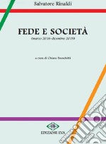 Fede e società (marzo 2016-dicembre 2019) libro