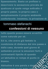 Confessioni di nessuno libro