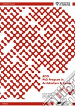 ADD. PhD Program in Architecture & Design