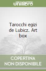 Tarocchi egizi de Lubicz. Art box libro