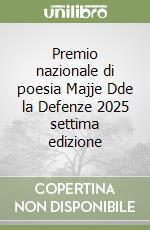 Premio nazionale di poesia Majje Dde la Defenze 2025 settima edizione libro