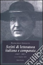 Scritti di letteratura italiana e comparata (1867-1887)