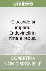 Giocando si impara. Indovinelli in rima e rebus. libro