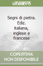 Segni di pietra. Ediz. italiana, inglese e francese libro