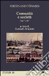 Comunità e società. Brani scelti libro