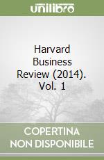Harvard Business Review (2014). Vol. 1 libro