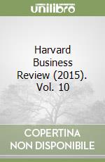 Harvard Business Review (2015). Vol. 10 libro
