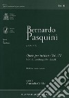 Bernardo Pasquini (1637-1710). Opere per tastiera. Vol. 4: S.B.P.K. Landsberg 215. Parte III libro