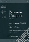 Bernardo Pasquini (1637-1710). Opere per tastiera. Vol. 8: Saggi di contrappunto (SBPK L 214)-Regole...per ben accompagnare con il Cembalo (Bc, MS. D 138/2) libro