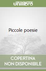 Piccole poesie libro