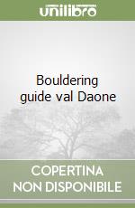 Bouldering guide val Daone libro