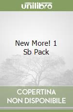 New More! 1 Sb Pack libro