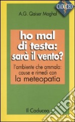 Ho mal di testa: sarà il vento? L'ambiente che ammala: cause e rimedi con la meteopatia libro