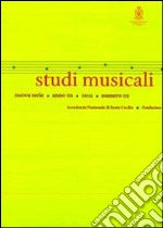 Studi musicali (2011). N.S.. Vol. 2 libro