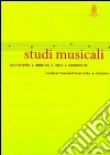 Studi musicali (2011). N.S.. Vol. 2 libro