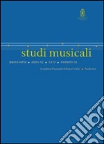 Studi musicali (2012). N.S.. Vol. 2 libro