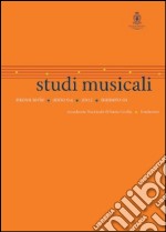 Studi musicali (2013). N.S.. Vol. 4 libro