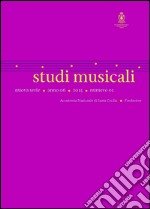 Studi musicali. N.S (2015). Ediz. bilingue libro