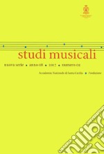 Studi Musicali. N.S. (2017). Vol. 2 libro