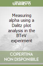 Measuring alpha using a Dalitz plot analysis in the BTeV experiment libro